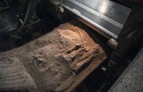 Sand for concrete